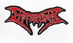 SMALL PATCH/Black Death/DISMEMBER / Red Logo (SP)