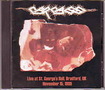 /CARCASS / Live at St.George's Hall
