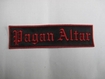 SMALL PATCH/Metal Rock/PAGAN ALTAR -赤 (sp)