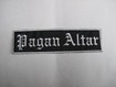 SMALL PATCH/Metal Rock/PAGAN ALTAR -白 (sp)