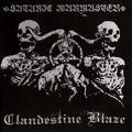 SATANIC WARMASTER / CLANDESTINE BLAZE / split []