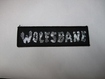 SMALL PATCH/Metal Rock/WOLFSBANE / Logo (SP)