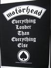 BACK PATCH/Metal Rock/MOTORHEAD / Everything Louder (BP)
