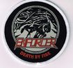 SMALL PATCH/Metal Rock/ENFORCER / Death by Fire (SP)