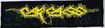 /CARCASS / Yellow old logo (sp)