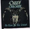 SMALL PATCH/Metal Rock/OZZY OSBOURNE / No Rest for the Wicked (sp) VINTAGE
