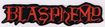/BLASPHEMY / red logo (SP) SHAPED