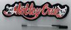 SMALL PATCH/Metal Rock/MOTLEY CRUE / logo (SP) SHAPED