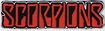 SMALL PATCH/Metal Rock/SCORPIONS / logo (SP) SHAPED