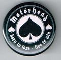 MOTORHEAD / Born to lose (j []