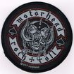 SMALL PATCH/Metal Rock/MOTORHEAD / Biker Badge CIRCLE (SP)