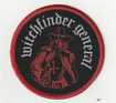SMALL PATCH/Metal Rock/WITCHFINDER GENERAL / Circle RED border (SP)