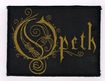 SMALL PATCH/Metal Rock/OPETH / Gold logo (SP)