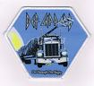 SMALL PATCH/Metal Rock/DEF LEPPARD / On through the Night (SP)