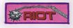 SMALL PATCH/Metal Rock/RIOT / old logo (SP)