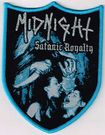 SMALL PATCH/Metal Rock/MIDNIGHT / Satanic Royality SHAPED (SP)