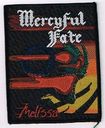 SMALL PATCH/Metal Rock/MERCYFUL FATE / Melissa (SP)