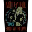 BACK PATCH/MOTLEY CRUE / Shout at the Devil Tour (BP)