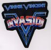 SMALL PATCH/Metal Rock/VINNIV VINCENT INVASION / logo SHAPED (SP)