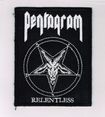 SMALL PATCH/Metal Rock/PENTAGRAM / Relentless (SP)
