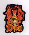 SMALL PATCH/Metal Rock/DIO / Sacred Heart SHAPED (SP)