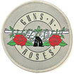 /GUNS N' ROSES / Logo gun silver CIRCLE (SP)