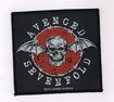 SMALL PATCH/Metal Rock/AVENGED SEVENFOLD / Distressed Skull (SP)