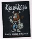 SMALL PATCH/Metal Rock/KORPIKLAANI / Happy little Boozers (SP)