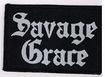 SMALL PATCH/Metal Rock/SAVAGE GRACE / logo (SP)