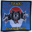 SMALL PATCH/Metal Rock/TANK / Filth Hounds of Hades Blue cover (SP)