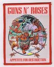 SMALL PATCH/Metal Rock/GUNS N' ROSES / Appetite for SKULL (SP)