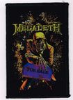 SMALL PATCH/Thrash/MEGADETH / Peace sells (SP)