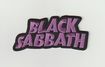 SMALL PATCH/Metal Rock/BLACK SABBATH / logo SHAPED (SP)