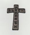 SMALL PATCH/Metal Rock/BLACK SABBATH / Cross SHAPED (SP)