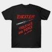/EXCITER / Violence and Force  US Attack T-shirt (XL)