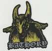 SMALL PATCH/Thrash/BATHORY / Yellow Goat SHAPED (SP)