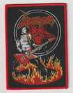 SMALL PATCH/Thrash/VENOM / Cronos in fire (SP)