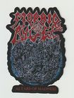SMALL PATCH/Black Death/MORBID ANGEL / Altar of Madness SHAPED (SP)