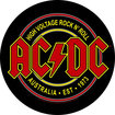 BACK PATCH/Metal Rock/AC/DC / High Voltage Rock N' Roll CIRCLE (BP)