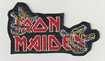 SMALL PATCH/Metal Rock/IRON MAIDEN / Logo and Hands SHAPED (SP)