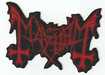 /MAYHEM / RED Logo Cut Out SHAPED (SP)