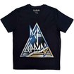 /DEF LEPPARD / TRIANGLE LOGO T-SHIRT (L)