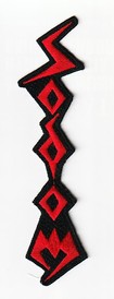 SMALL PATCH/Thrash/SODOM / Logo 縦　SHAPED (SP)