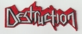DESTRUCTION / White Logo W/Red SHAPED (SP) []