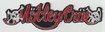 SMALL PATCH/Metal Rock/MOTLEY CRUE / Dr Feelgood Logo SHAPED (SP)