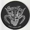 SMALL PATCH/Metal Rock/SACRIFICE / Crest of Black CIRCLE (SP）