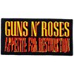 SMALL PATCH/Metal Rock/GUNS N' ROSES / Appetite for destruction text (SP)