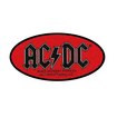 SMALL PATCH/Metal Rock/AC/DC / Logo on Red (SP)
