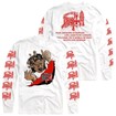 /DEATH / Denial Of Life (Long Sleeve White T-Shirt + Back Print)