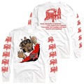 DEATH / Denial Of Life (Long Sleeve White T-Shirt + Back Print) []